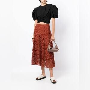 Vince
cropped knot T-shirt XXS (b18)